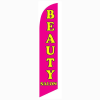 Beauty Salon Pink Feather Flag