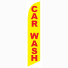 Car Wash Yellow Red Feather Flag
