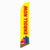 Enroll Now Feather Flag
