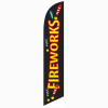 Fireworks Feather Banner Flag
