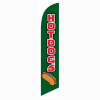 Hotdogs Feather Flag