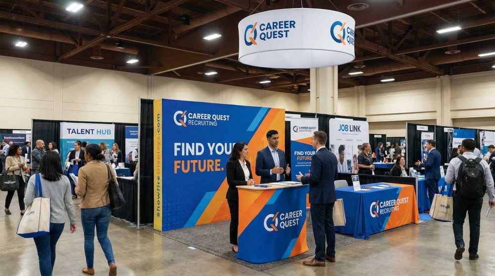 10ft fabric pop up trade show chamber career