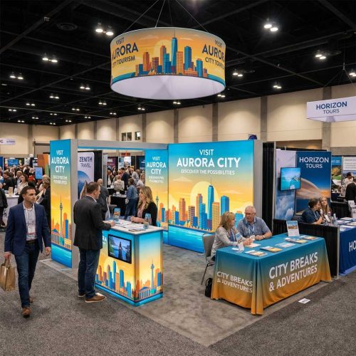 10ft sego backlit display trade show tourism6